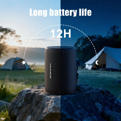 Portable Bluetooth Speaker, IPX7 Waterproof Wireless Speaker, Stocking Stuffers, Bluetooth 5.0, TWS Mini Speaker for Home/Party/Outdoor/Travel/Gifts, Pink
